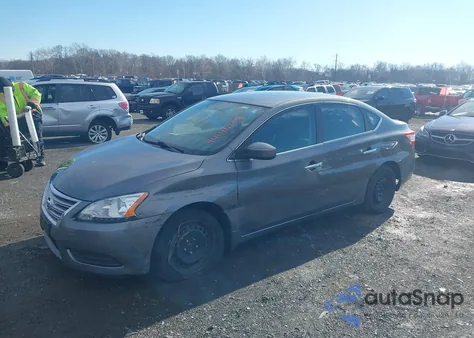 2015 Nissan Sentra Sv from USA, damaged, VIN 3N1AB7AP4FY333807
